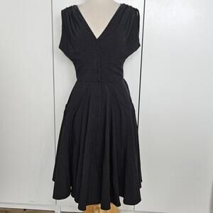 Calvin Klein pinstripe dress